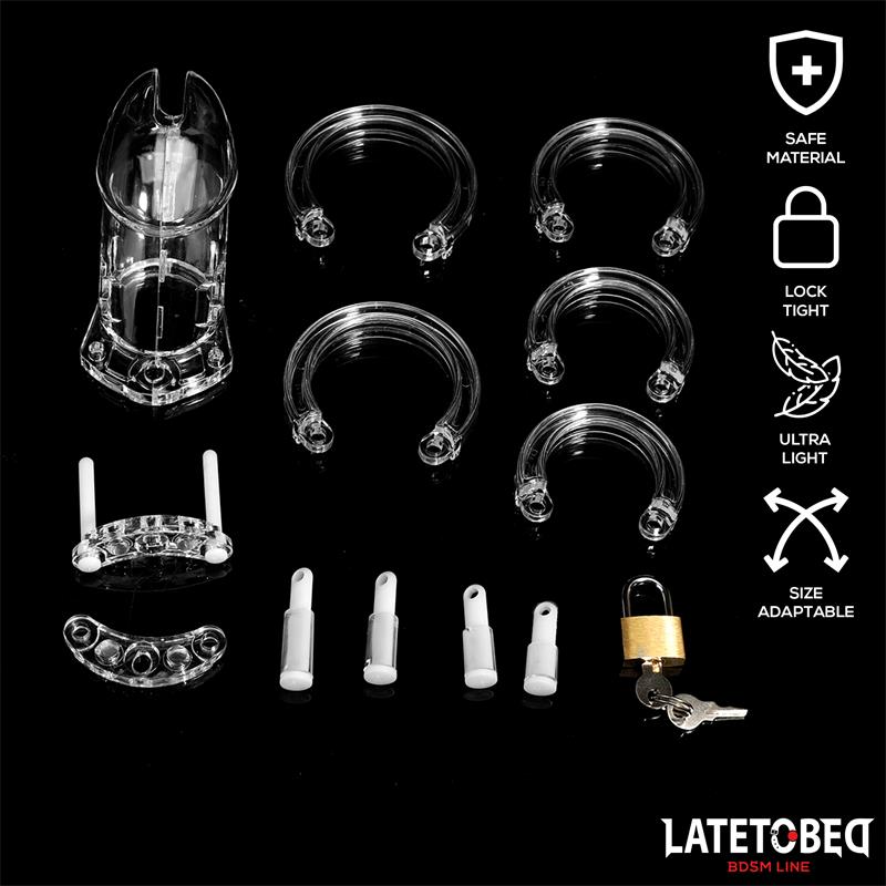 Chastity Penis Cage Long Clear