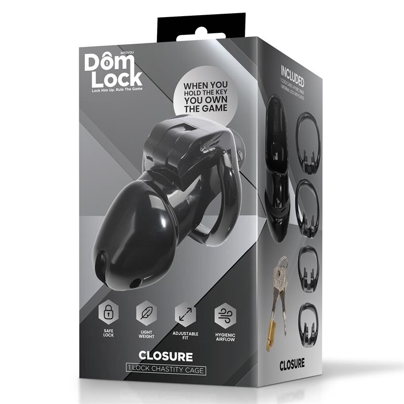 Closure Chastity Cage with Internal Lock