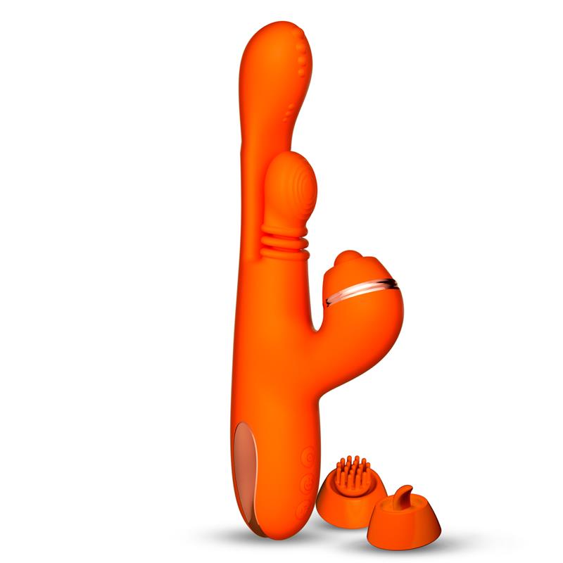 Ethan Vibrator 360º G-spot Massage with Multifunction Caps