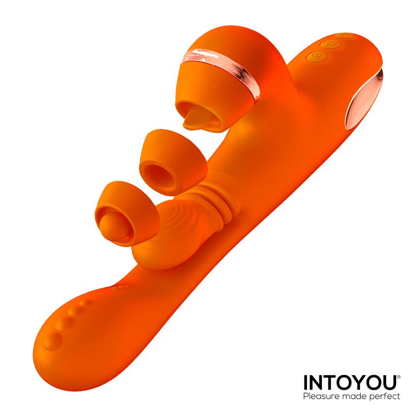 Ethan Vibrator 360º G-spot Massage with Multifunction Caps