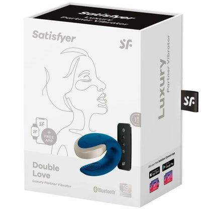 Satisfyer - Double Love Luxury Partner Vibrator Blue