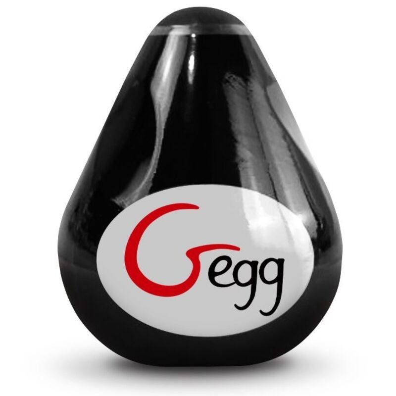 G-VIBE - MASTURBADOR TEXTURIZADO REUTILIZÁVEL EGG BLACK
