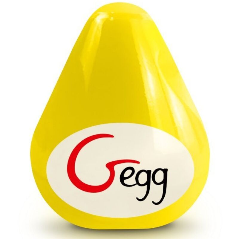G-VIBE - OVO MASTURBADOR REUTILIZÁVEL COM TEXTURIZADO AMARELO