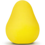 G-VIBE - OVO MASTURBADOR REUTILIZÁVEL COM TEXTURIZADO AMARELO