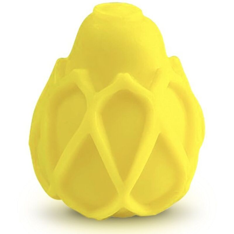 G-VIBE - OVO MASTURBADOR REUTILIZÁVEL COM TEXTURIZADO AMARELO