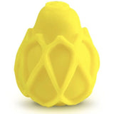 G-VIBE - OVO MASTURBADOR REUTILIZÁVEL COM TEXTURIZADO AMARELO