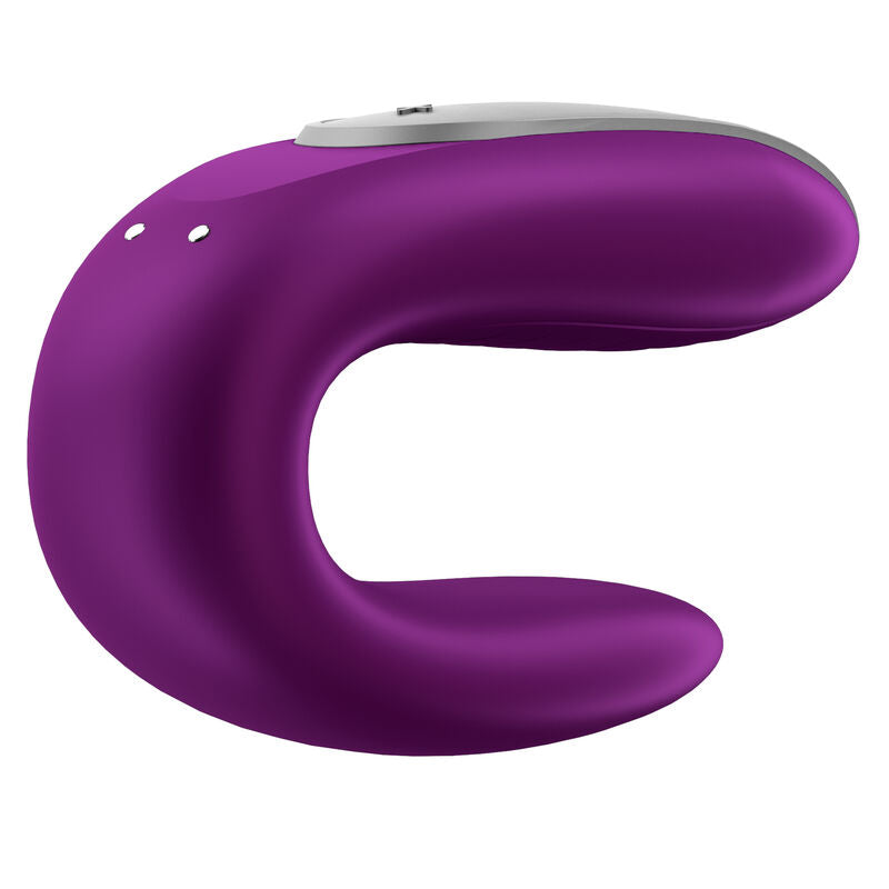 SATISFYER - DOUBLE FUN PARTNER VIBRATOR PURPLE