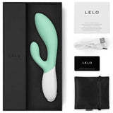 Lelo - Ina 3 Green Rabbit Vibrator Luxury Seaweed