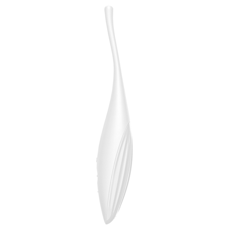 SATISFYER - TWIRLING JOY CLIT TIP VIBRATOR WHITE