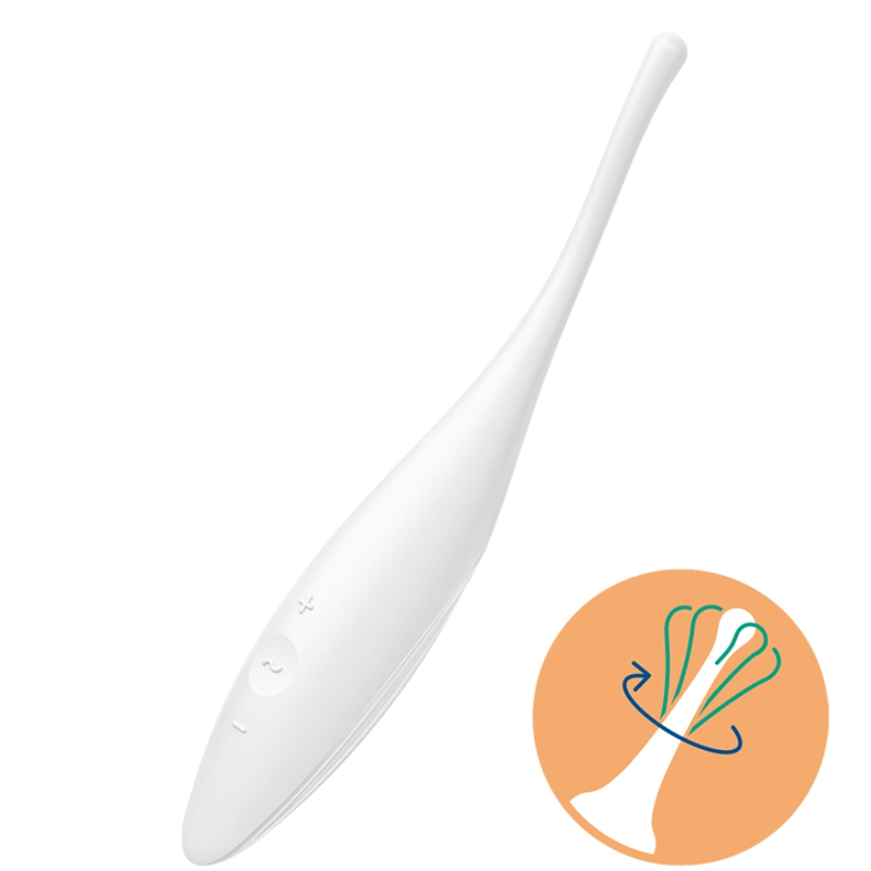 Satisfyer - Twirling Joy Clit Tip Vibrator White