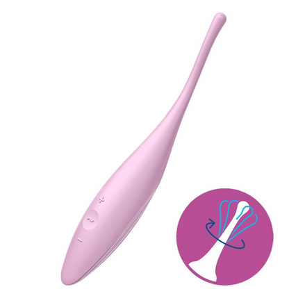 Satisfyer - Twirling Joy Clit Tip Vibrator Pink