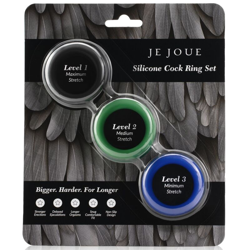 JE JOUE - SILICONE SET SILICONE PENIS RINGS