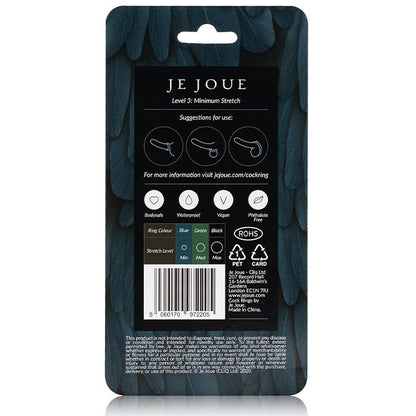 JE JOUE - BLUE SILICONE RING - MINIMUM STRANGULATION