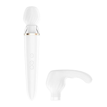 Satisfyer - Aplicación Double Wander en color blanco