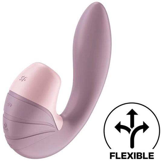 SATISFYER - SUPERNOVA AIR PULSE STIMULATOR & VIBRATION PINK