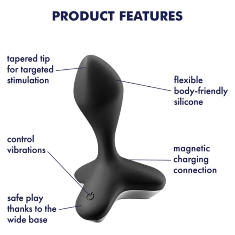 Satisfyer - Game Changer Plug Vibrator Black