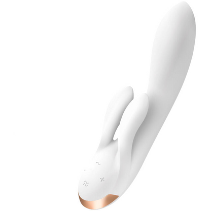 Satisfyer - Vibrador Double Flex App Blanco