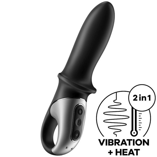 Satisfyer - Hot Passion Anal Vibrator App Black