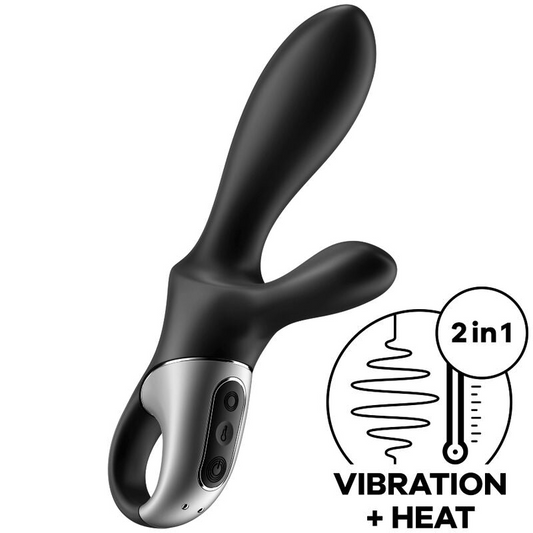 Satisfyer - Heat Climax+ Anal Vibrator App Black