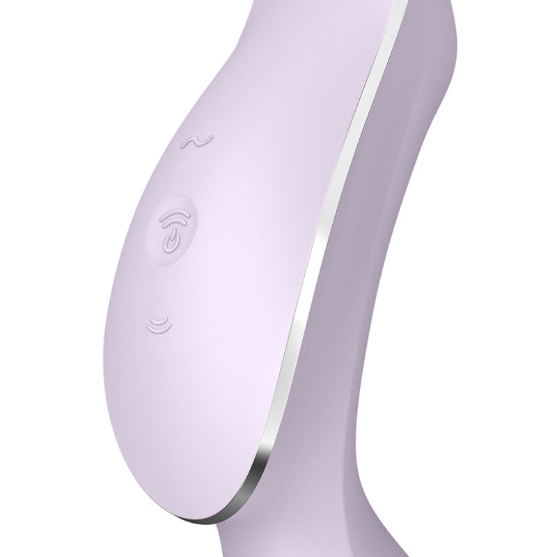 SATISFYER - CURVY TRINITY 2 AIR PULSE VIBRATOR PURPLE