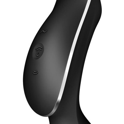 SATISFYER - CURVY TRINITY 2 AIR PULSE VIBRATOR BLACK