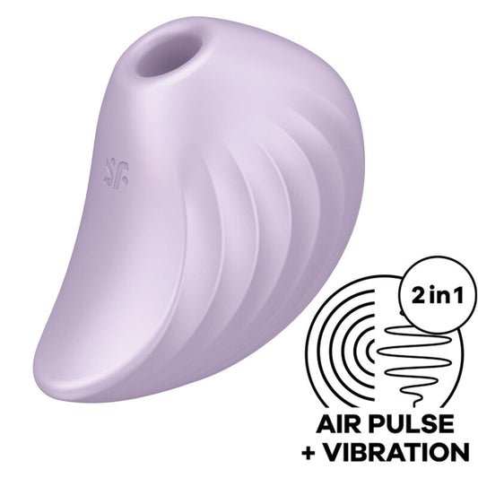 SATISFYER - PEARL DIVER AIR PULSE STIMULATOR & VIBRATOR VIOLET