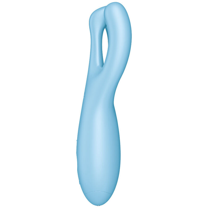 SATISFYER - THREESOME 4 VIBRATOR APP BLUE