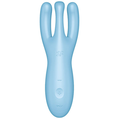 SATISFYER - THREESOME 4 VIBRATOR APP BLUE