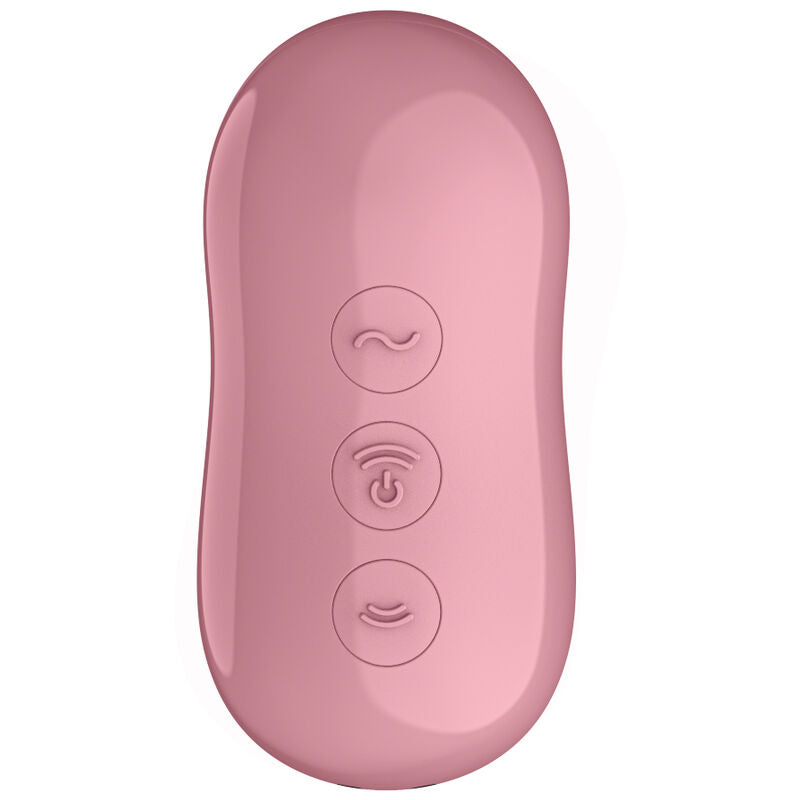 SATISFYER - COTTON CANDY AIR PULSE STIMULATOR & VIBRATOR PINK