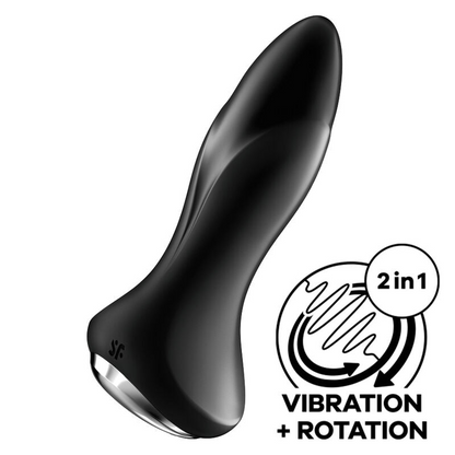 Satisfyer - Rotator Plug 1+ Vibrating Plug App Black