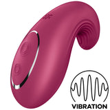 Satisfyer - Dipping Delight Lay-On Vibrator Red
