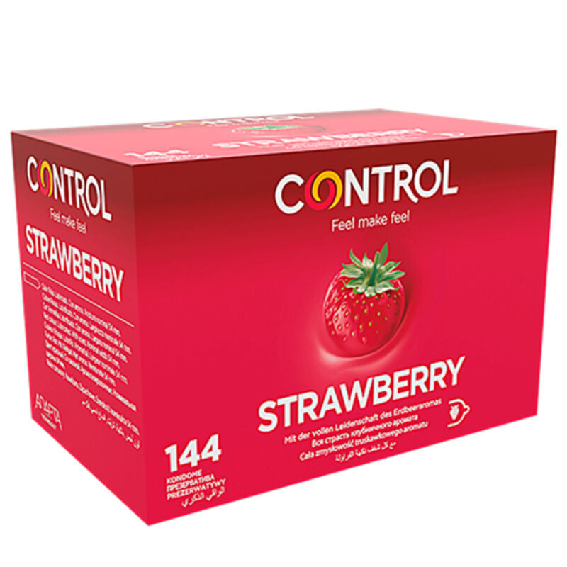 CONTROL CONDOMS - ADAPTA STRAWBERRY 144 UNITS