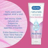DUREX - LUBRIFICANTE NATURALS EXTRA SENSITIVE 100 ML