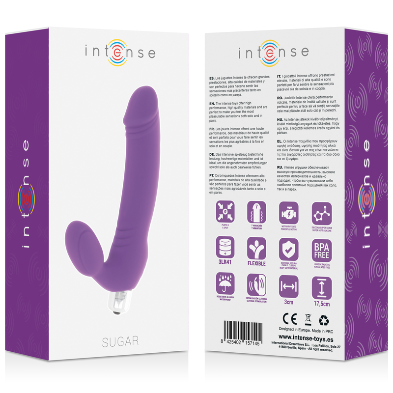Intense - Sugar Seven Speeds Silicone Lilac