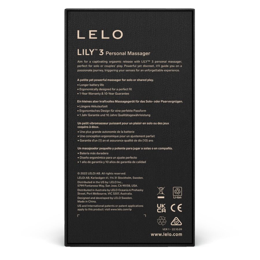 LELO - Lily 3 Personal Massager Lilac