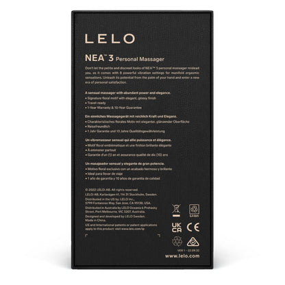 LELO - NEA 3 PERSONAL MASSAGER - BLUE