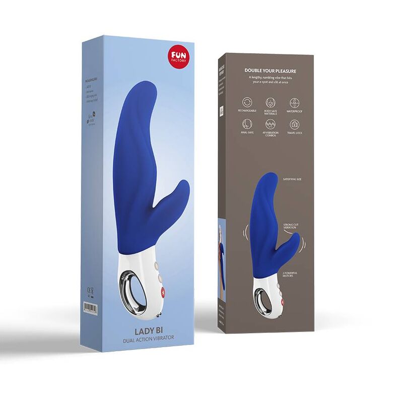 FUN FACTORY - VIBRADOR DUAL LADY BI ULTRAMARIN