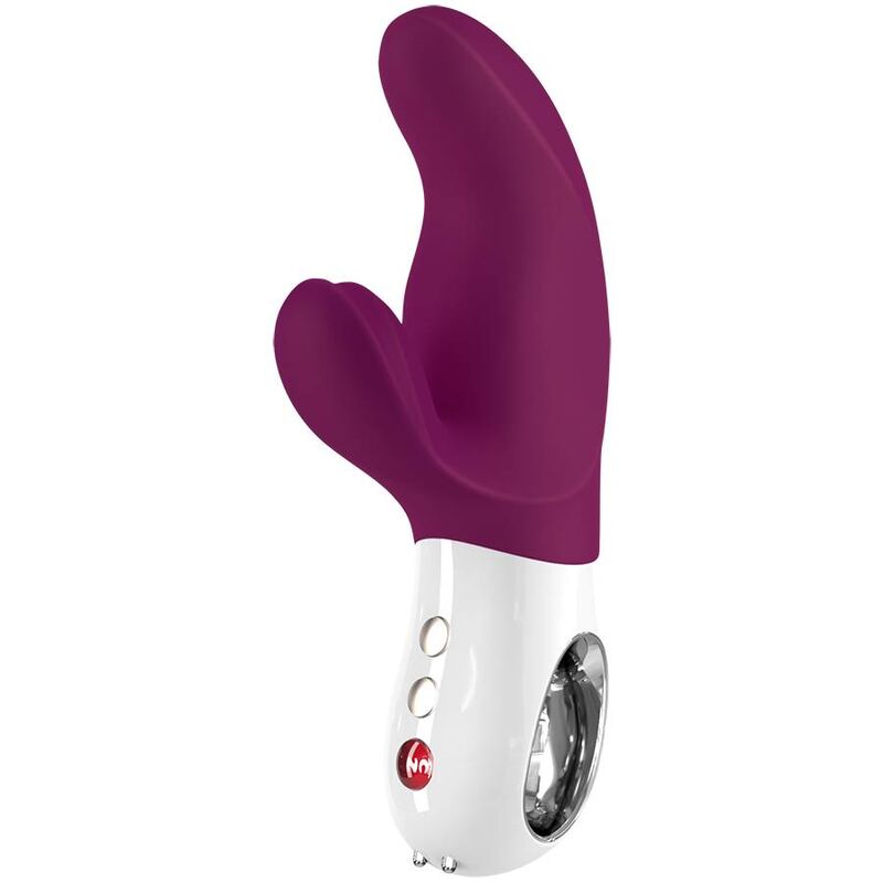 FUN FACTORY - VIBRADOR DUAL MISS BI BLANCO UVA