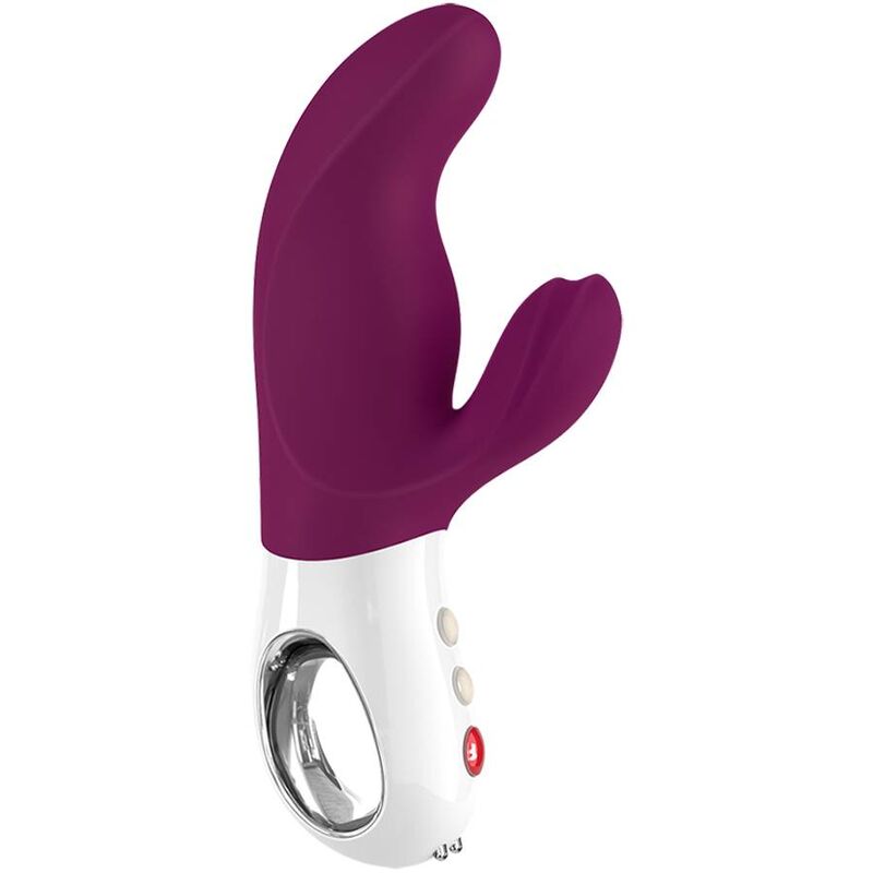 FUN FACTORY - VIBRADOR DUAL MISS BI BLANCO UVA