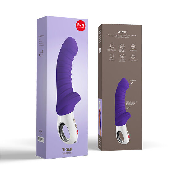 FUN FACTORY - VIBRADOR TIGER G5 VIOLETA