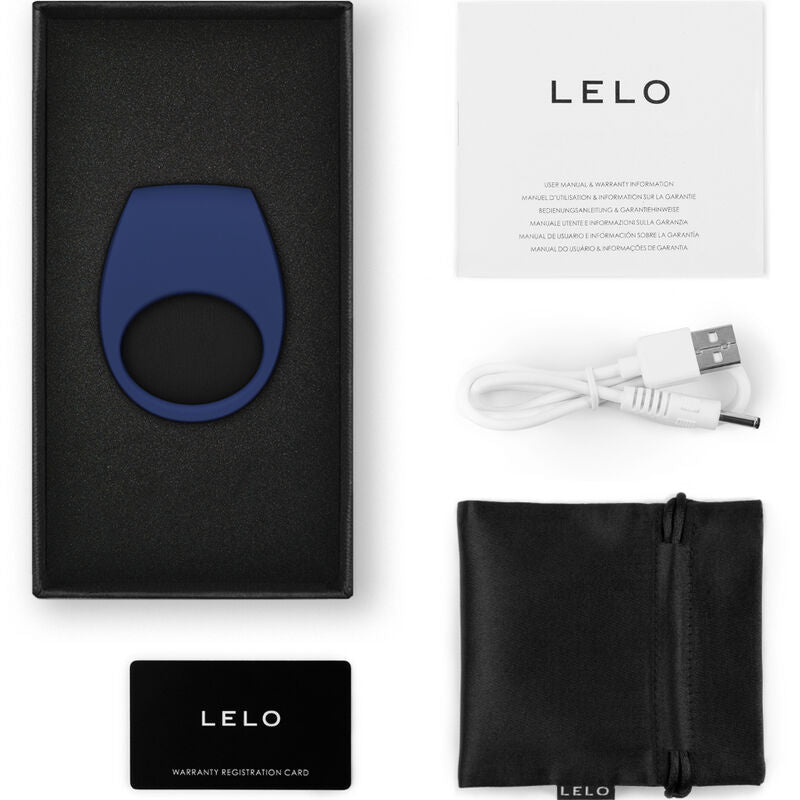 Lelo - Tor 3 Blue Vibrator Ring
