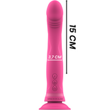 Intense - Michelangelo Pink Silicone Vibrator Dildo