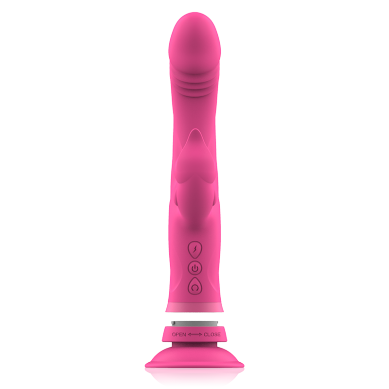 Intense - Julio Rabbit Vibrator Pink Silicone