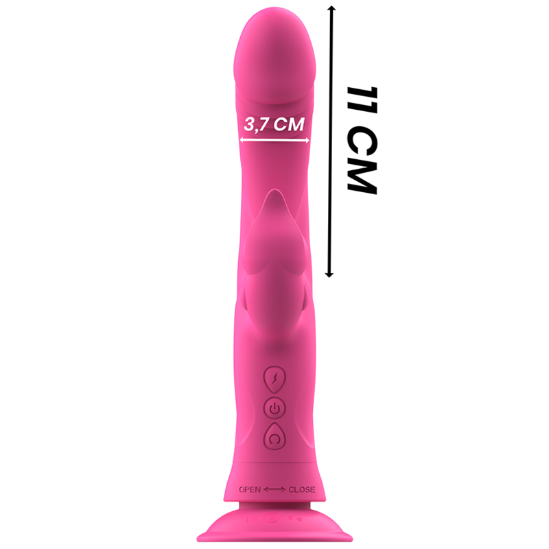 Intense - Julio Rabbit Vibrator Pink Silicone