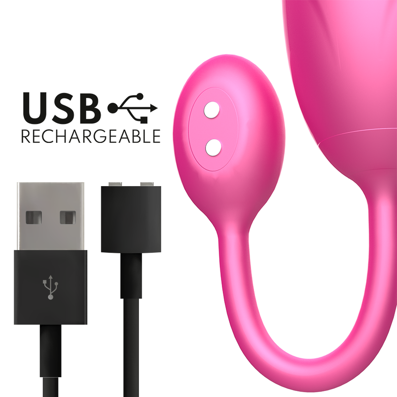Oninder - Denver Vibrating Egg Pink 7 X 2.7 Cm Free App