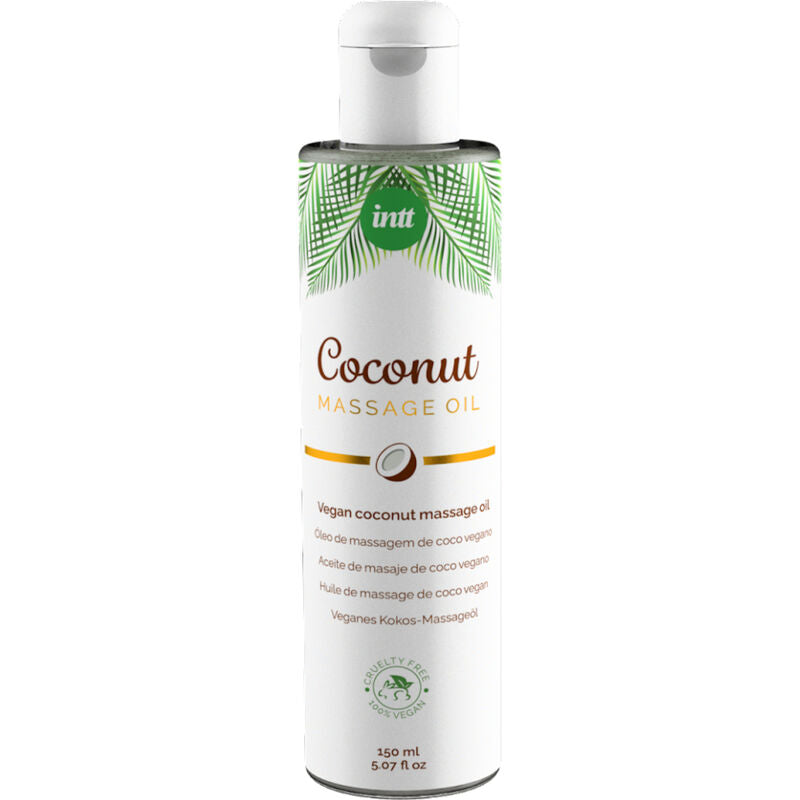 Intt - Sweet Vegan Massage Oil With Relaxing Coconut Flavored