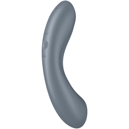 SATISFYER - CURVE TRINITY 1 AIR PULSE VIBRATION GREY