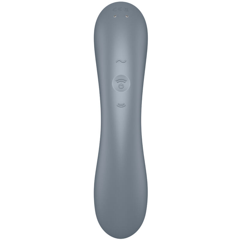 SATISFYER - CURVE TRINITY 1 AIR PULSE VIBRATION GREY