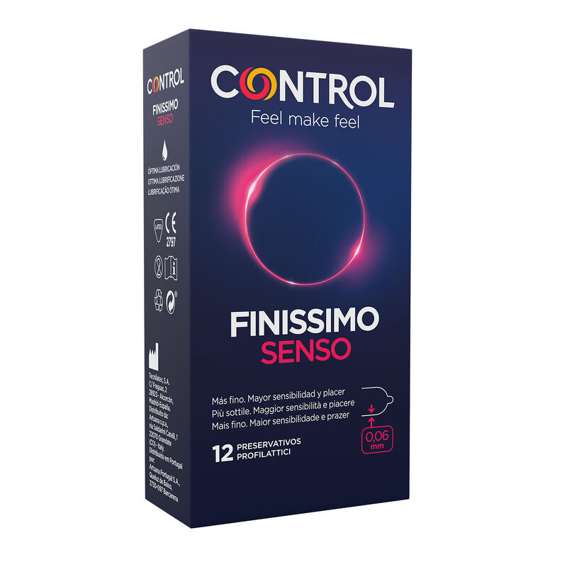 CONTROL CONDOMS - ADAPTA SENSO 12 UNITS
