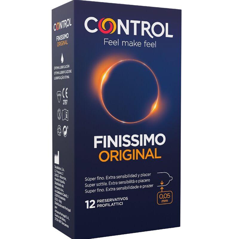 CONTROL - CONDONES FINISSIMO 12 UNIDADES